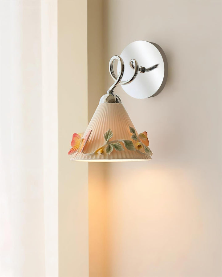 Florynna Applique Murale Pliée Floral Papillon - Neutralighting