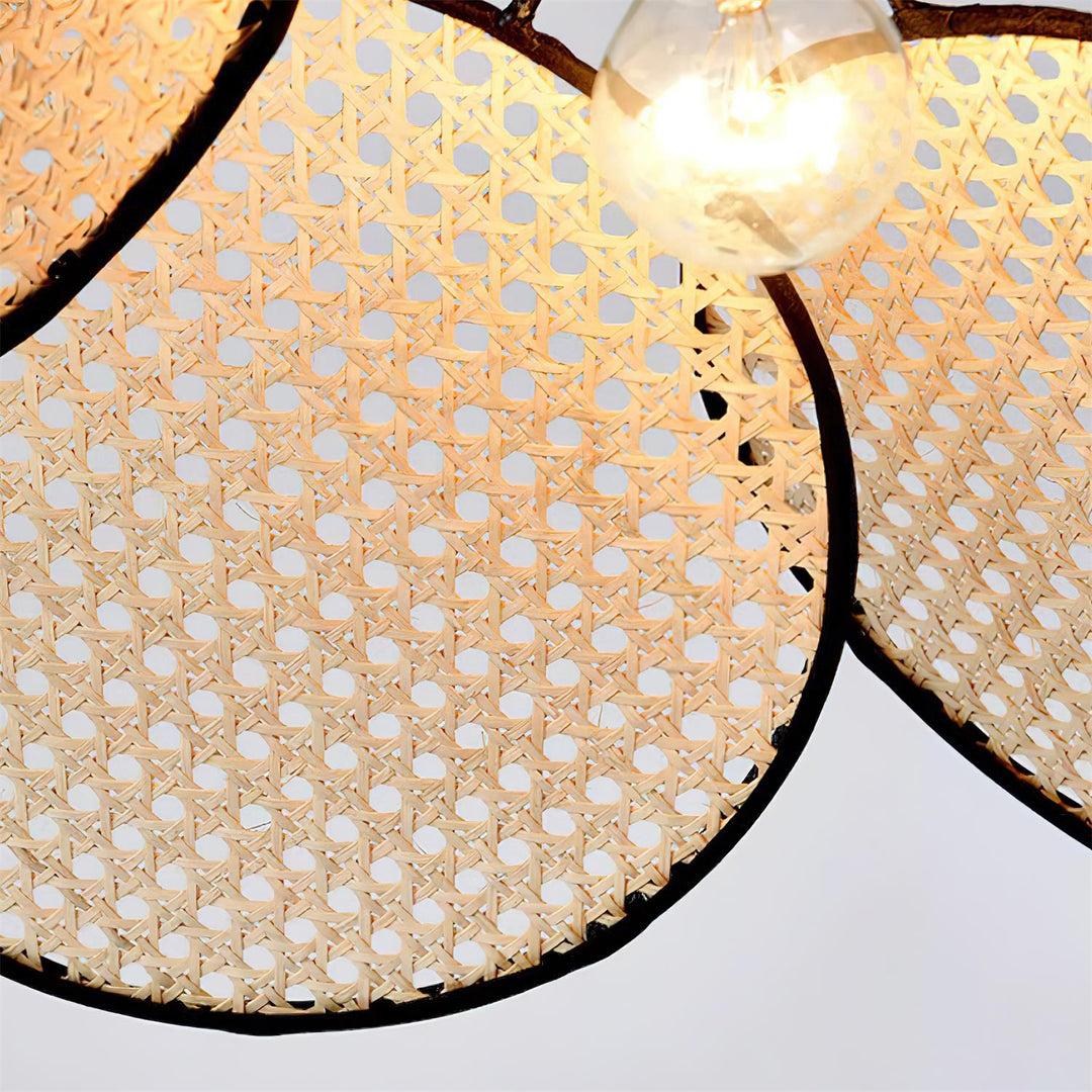 Flow Rattan Lampe Pendante Tissée à la Main Organique - Neutralighting