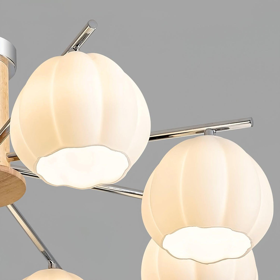 Ezoror Plafonnier Verre Bourgeons Fleur Art Nordique - Neutralighting