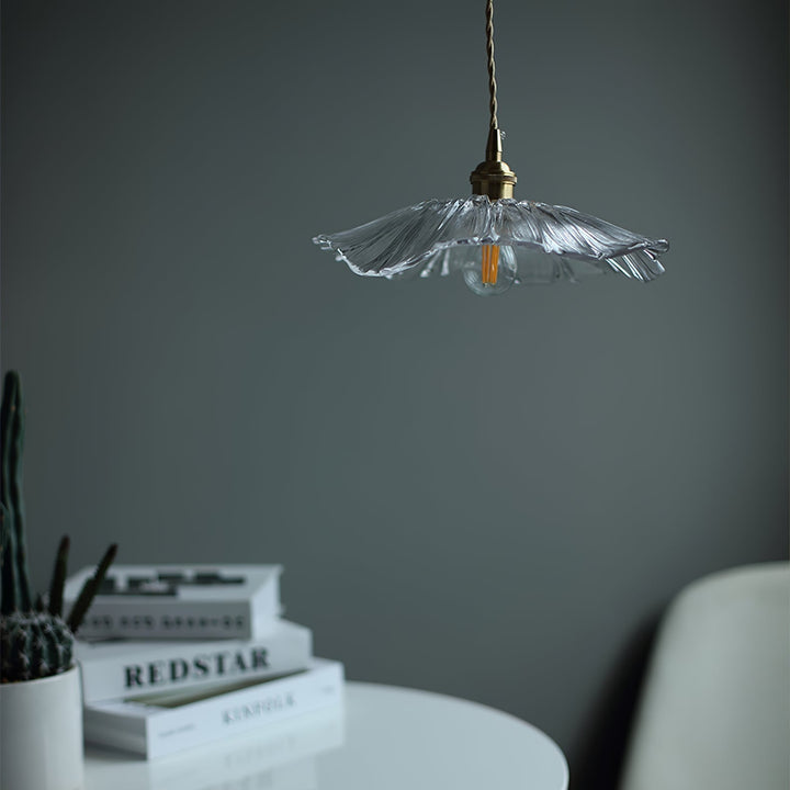 Aurvarira Suspension Art Laiton Verre Moderne Minimaliste - Neutralighting