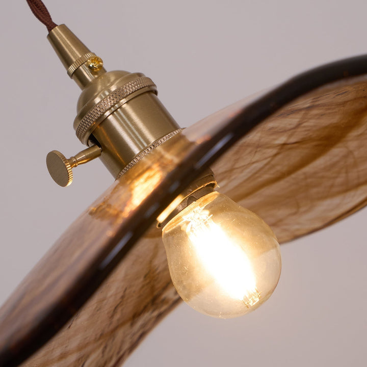 Utalira Lampe Pendante Moderne en Laiton et Verre - Neutralighting