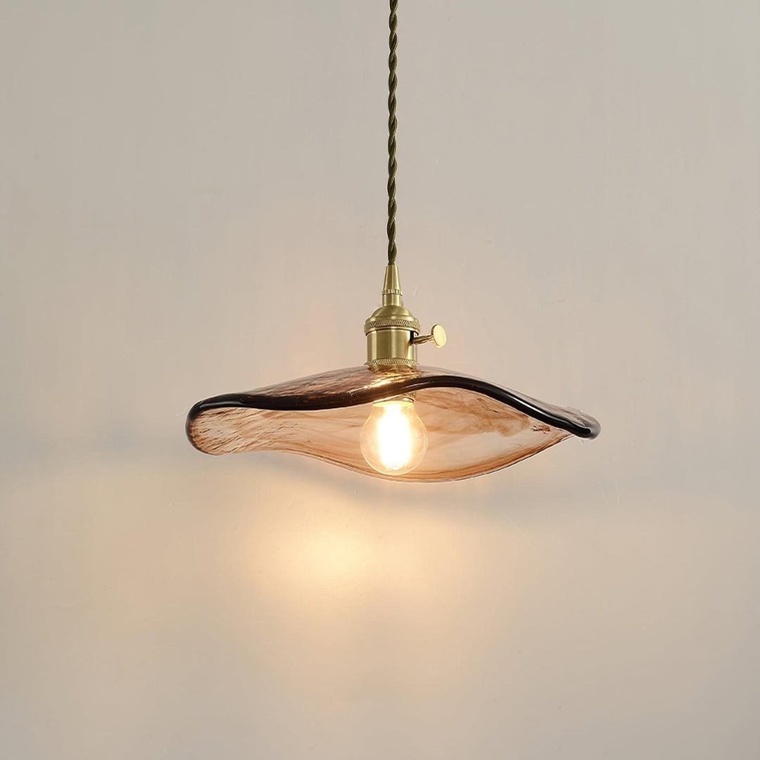 Utalira Lampe Pendante Moderne en Laiton et Verre - Neutralighting