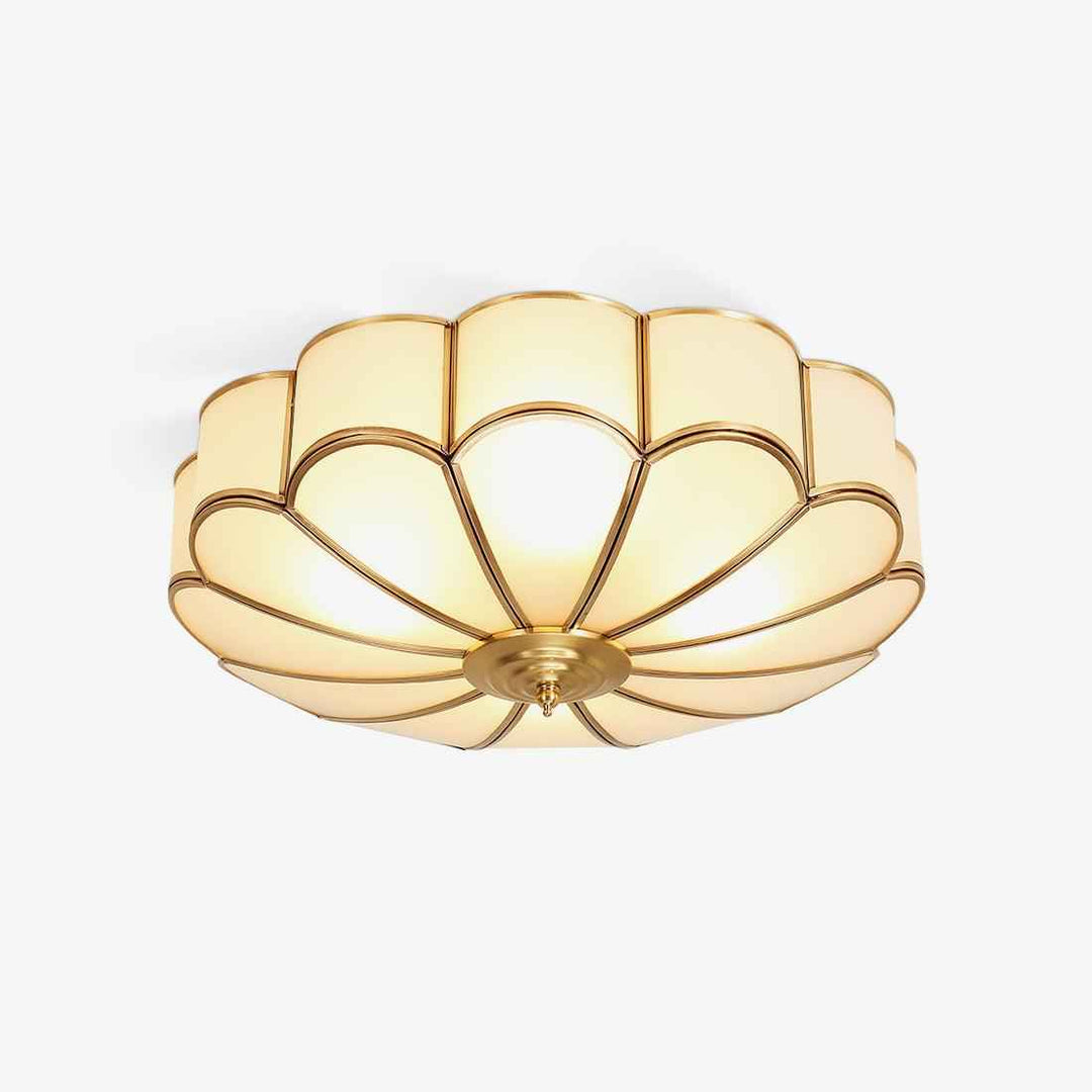 Lustra Verre 35cm Blanc LED