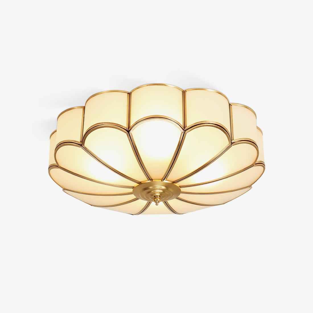 Lustra Verre 35cm Blanc LED
