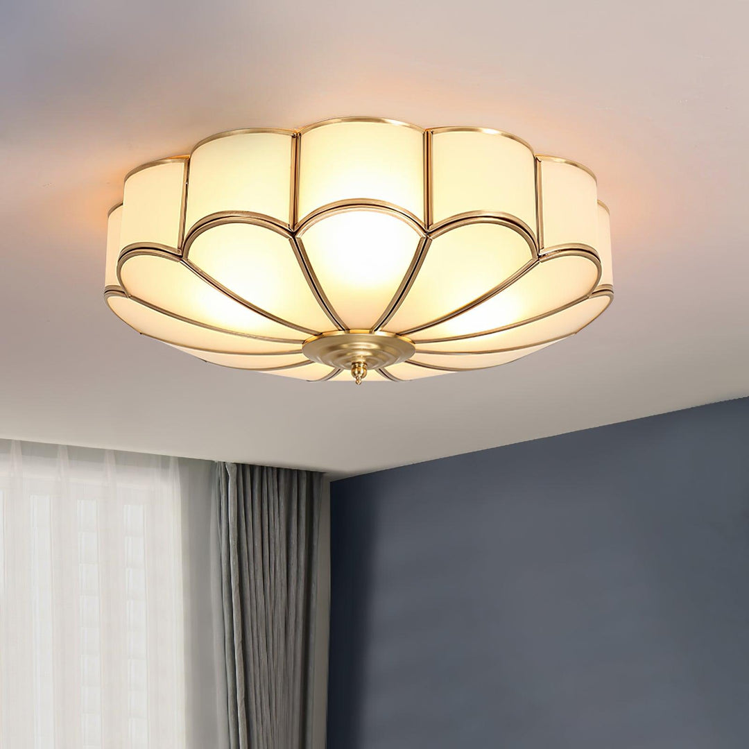 Ulira Plafonnier Design Fleur Verre - Neutralighting