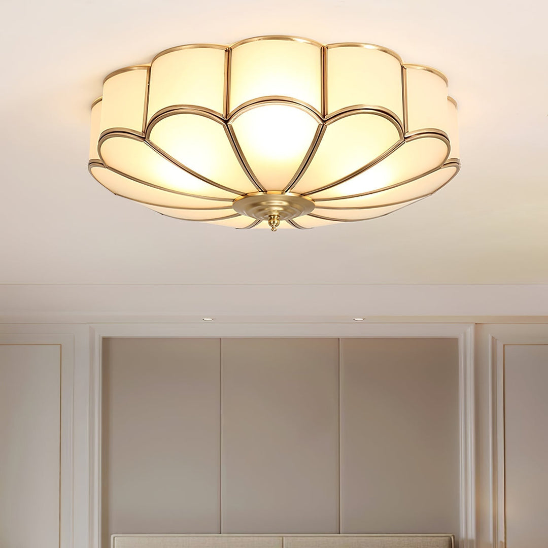Ulira Plafonnier Design Fleur Verre - Neutralighting