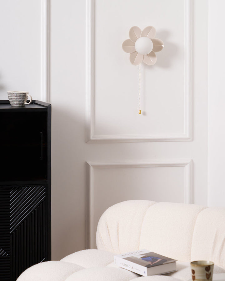 Acroma Nordic Art Fleurs Résine Applique Murale - Neutralighting