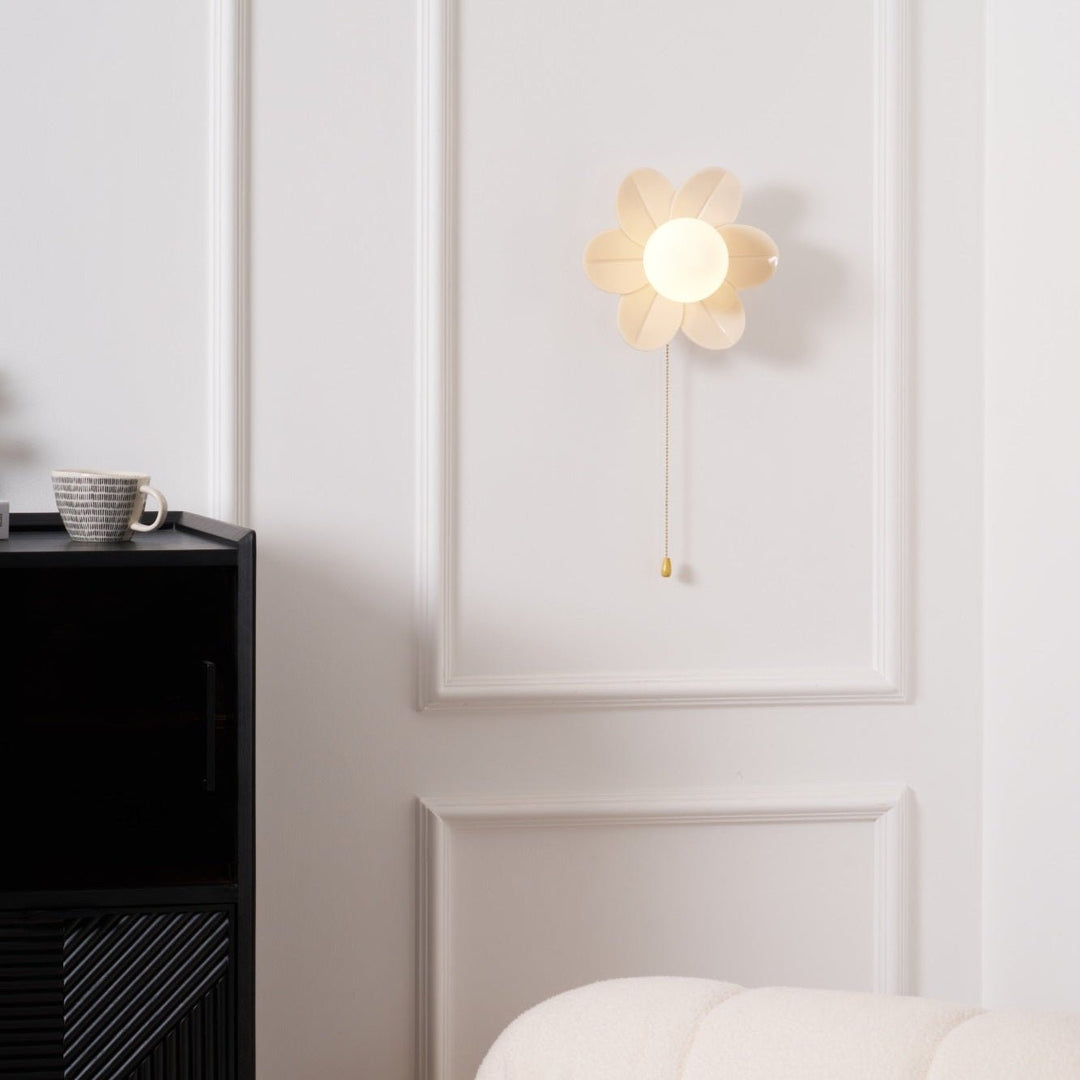 Acroma Nordic Art Fleurs Résine Applique Murale - Neutralighting