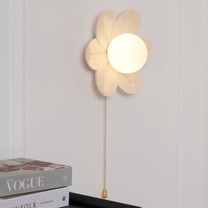 Acroma Nordic Art Fleurs Résine Applique Murale - Neutralighting