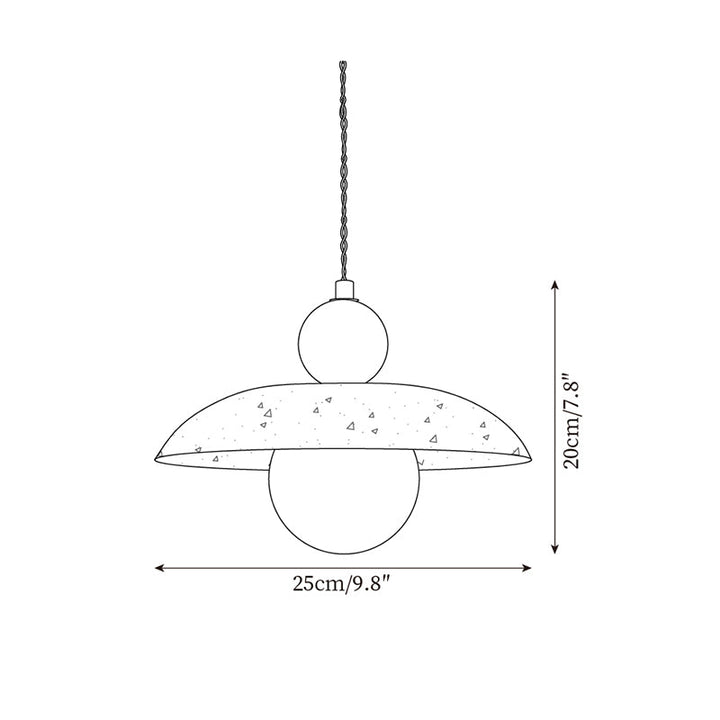 Jojo Lampe Pendentive Dôme en Travertin - Neutralighting