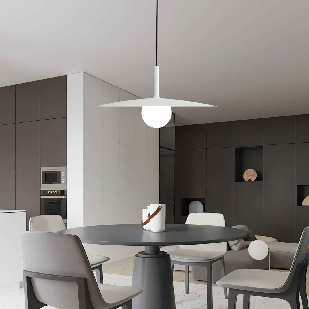 Lustra Suspension Lampe Abat-jour Plat pour Salon - Neutralighting