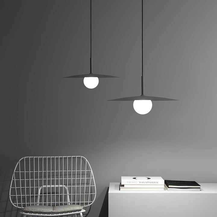Lustra Suspension Lampe Abat-jour Plat pour Salon - Neutralighting