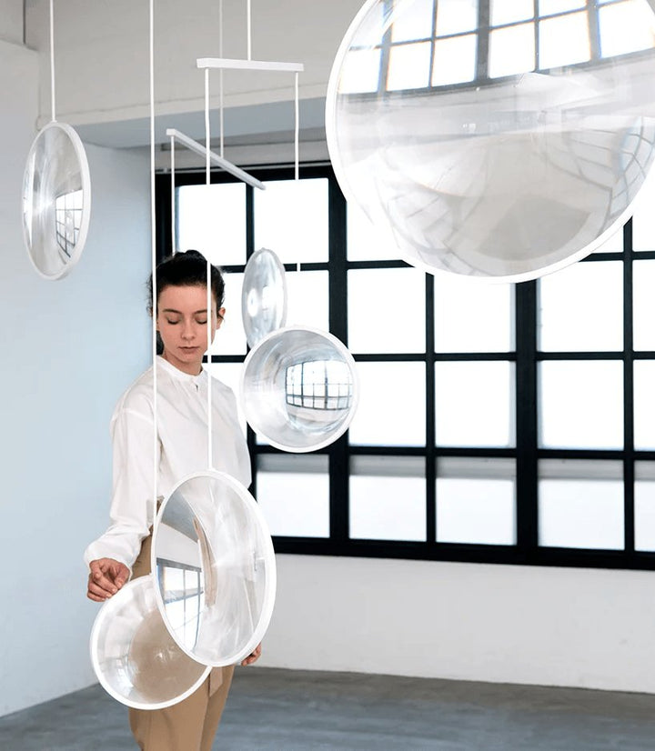 Veloria Suspension Artistique en Verre - Neutralighting