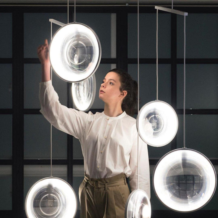 Veloria Suspension Artistique en Verre - Neutralighting