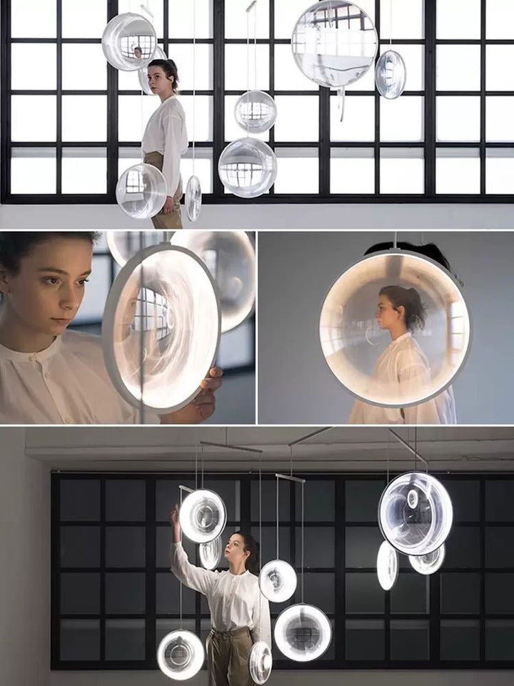 Veloria Suspension Artistique en Verre - Neutralighting