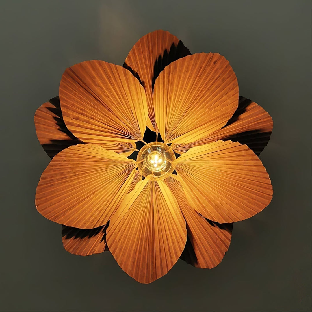Lustra Suspension Lampe Feuille de Lotus en Papier Pliée Florale - Neutralighting