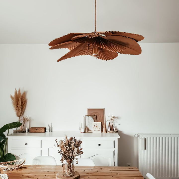 Lyra Suspension Lotus en Papier à Feuille Pliée - Neutralighting