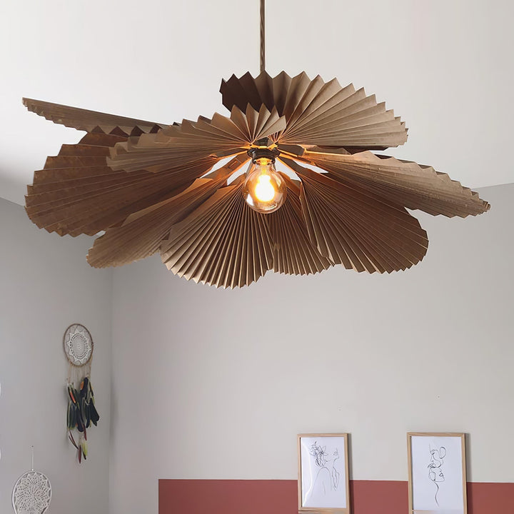 Lyra Suspension Lotus en Papier à Feuille Pliée - Neutralighting