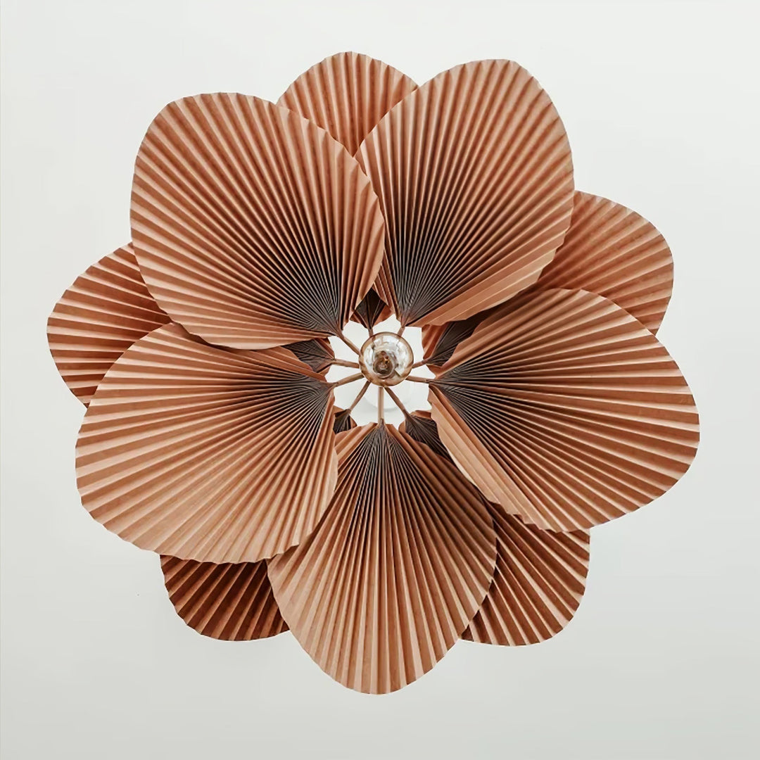 Lustra Suspension Lampe Feuille de Lotus en Papier Pliée Florale - Neutralighting