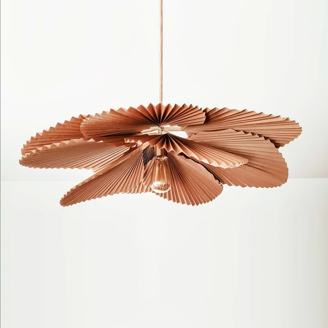 Lyra Suspension Lotus en Papier à Feuille Pliée - Neutralighting