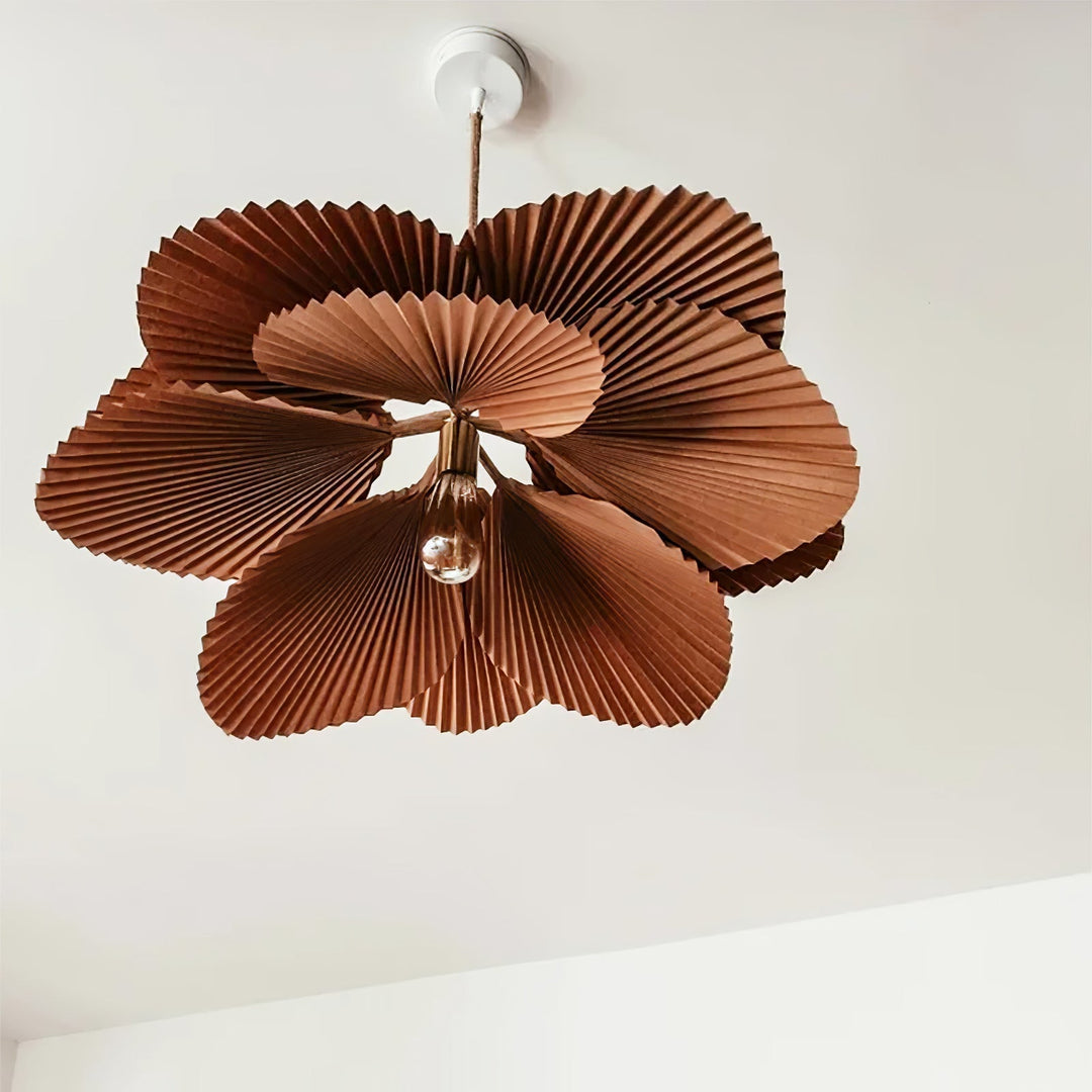 Lyra Suspension Lotus en Papier à Feuille Pliée - Neutralighting
