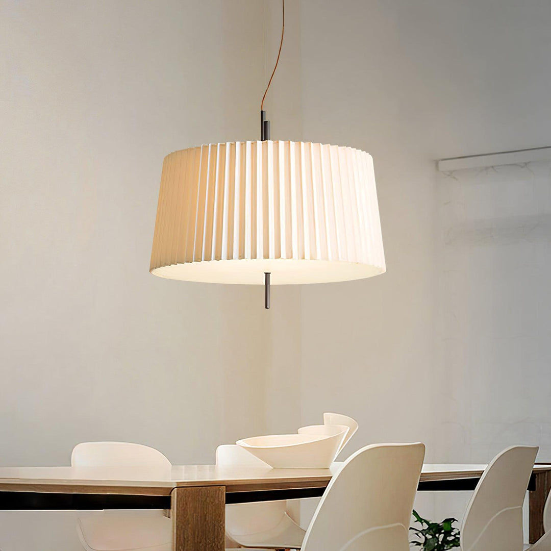 Folie Lampe Pendante Plissée Minimaliste Sérénité - Neutralighting