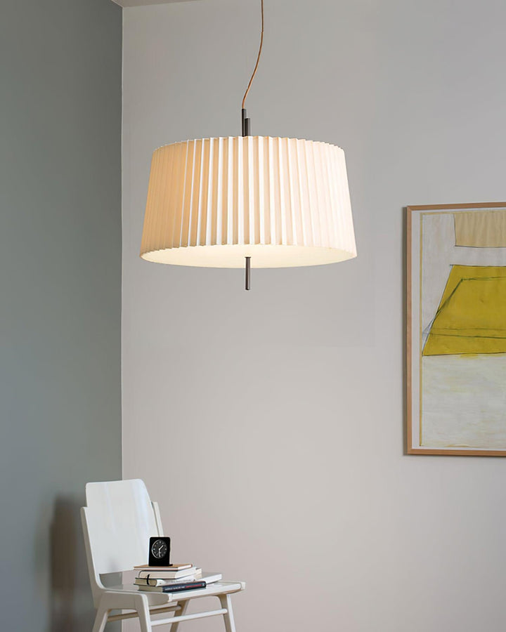 Folie Lampe Pendante Plissée Minimaliste Sérénité - Neutralighting