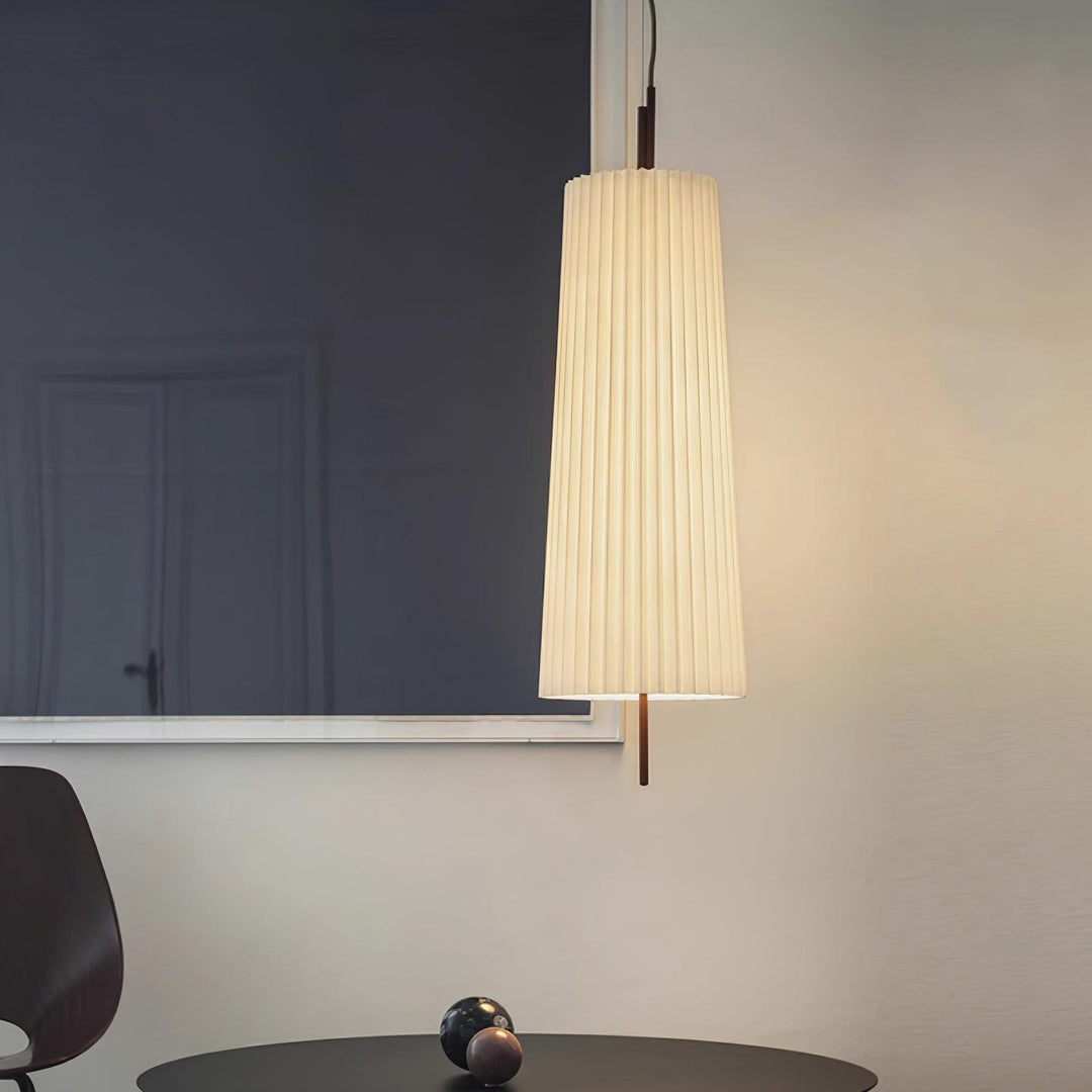 Folie Lampe Pendante Plissée Minimaliste Sérénité - Neutralighting