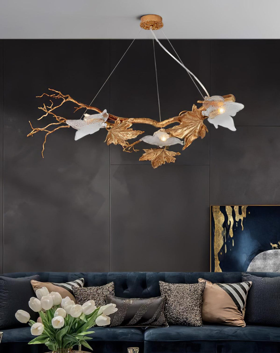 Abigail Suspension en Verre de Luxe - Neutralighting