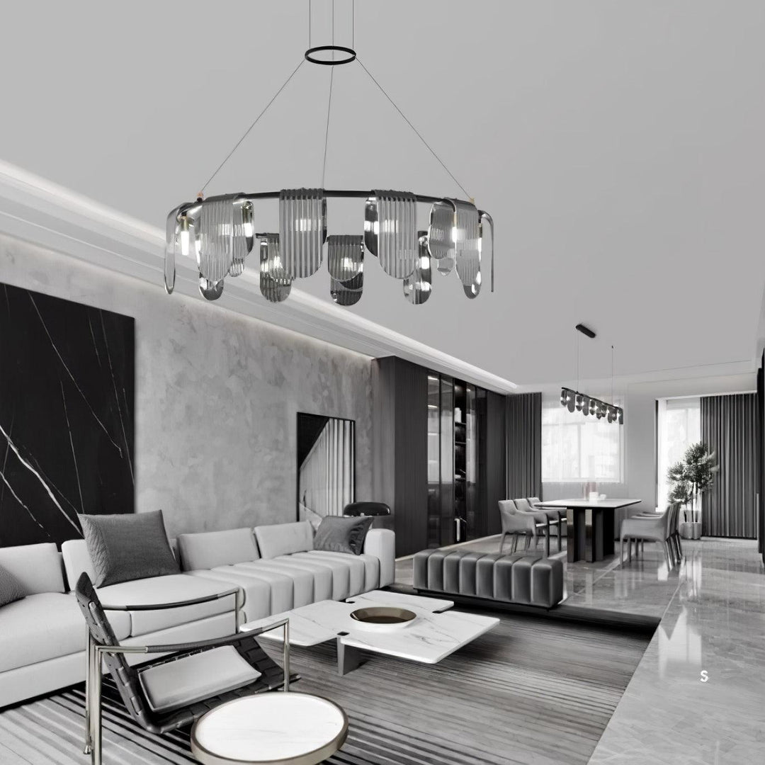 Leo Chandelier en Verre Moderne - Neutralighting