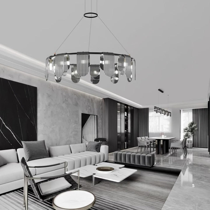 Leo Chandelier en Verre Moderne - Neutralighting