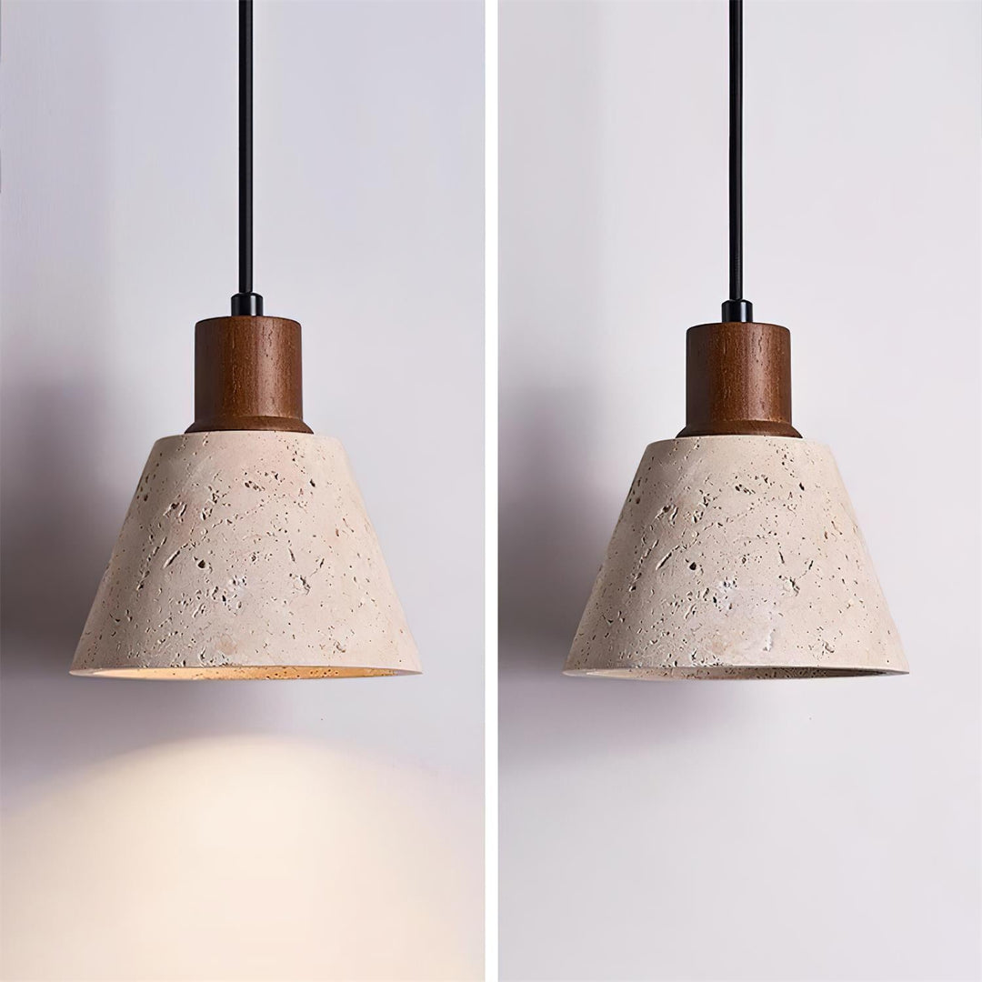 Ritta Lampe Pendante Travertin Moderne En Groupe - Neutralighting