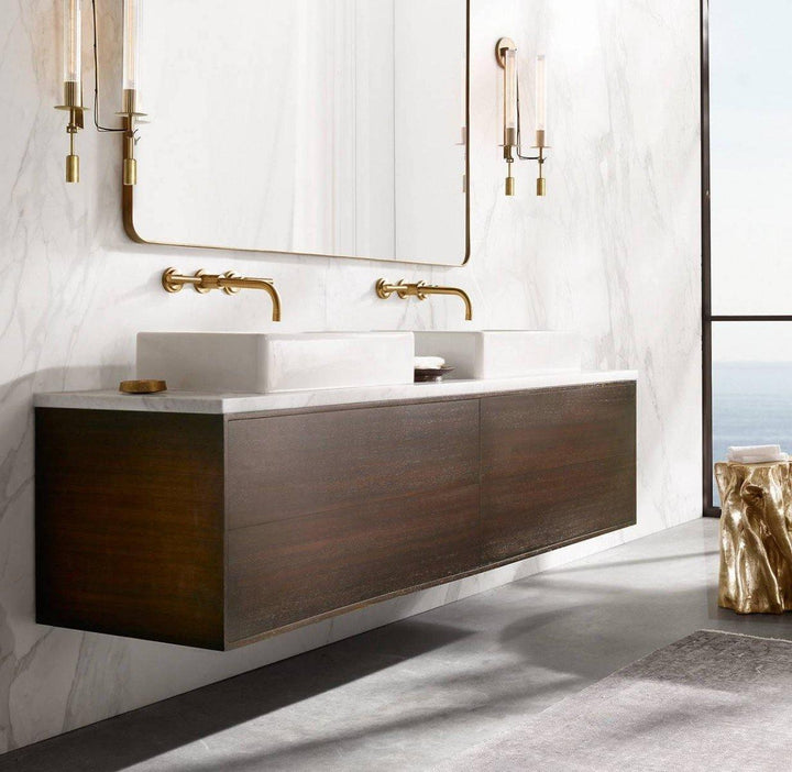 Ceshaisra French Classicism Plug-in Brass Glass Wall Lamp - Neutralighting
