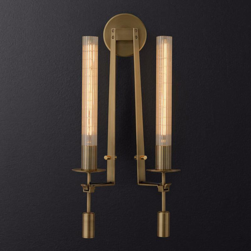 Lucian Applique Murale Intérieure en Verre Style Ferme - Neutralighting