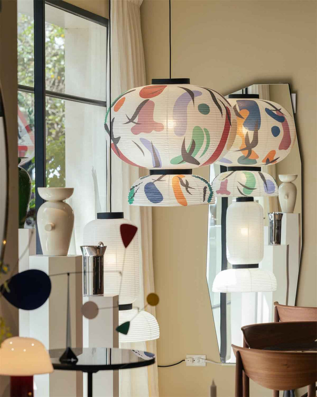 Lampe kami en Métal – Design Contemporain
