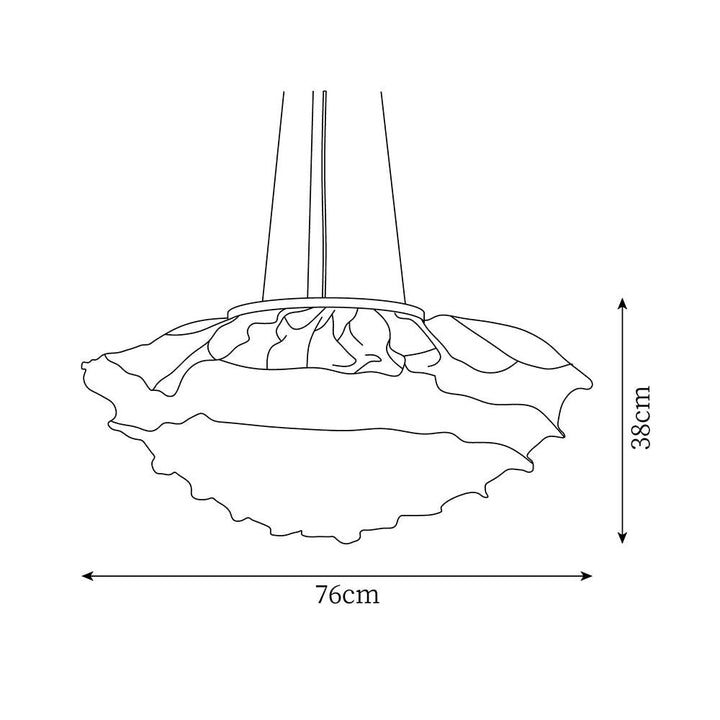 Forsyth Lampe Pendante Nuage Texturé Organique - Neutralighting