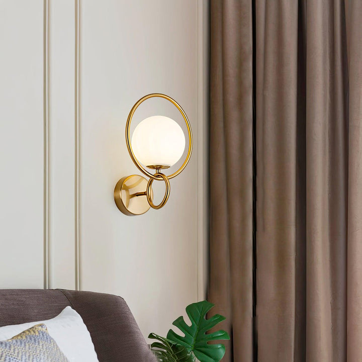 Zesilan Lampe Murale en Verre Moderne Élégante - Neutralighting