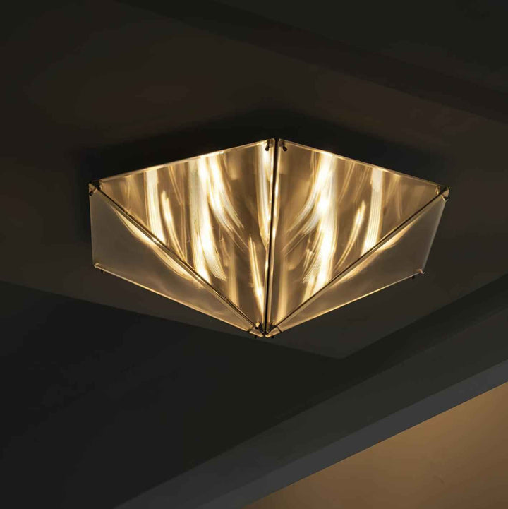 Lampe Facet en Verre – Design Contemporain
