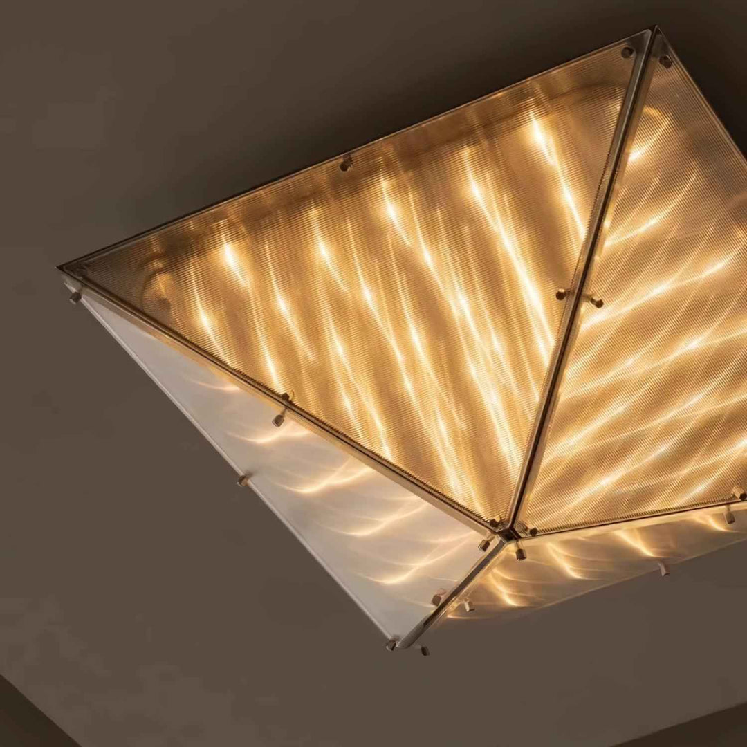 Lampe Facet en Verre – Design Contemporain
