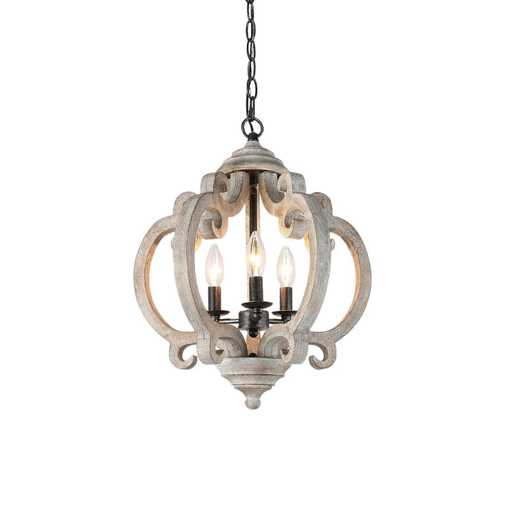 Myviniel Suspension Bois Métal Vintage Industrielle Salon - Neutralighting