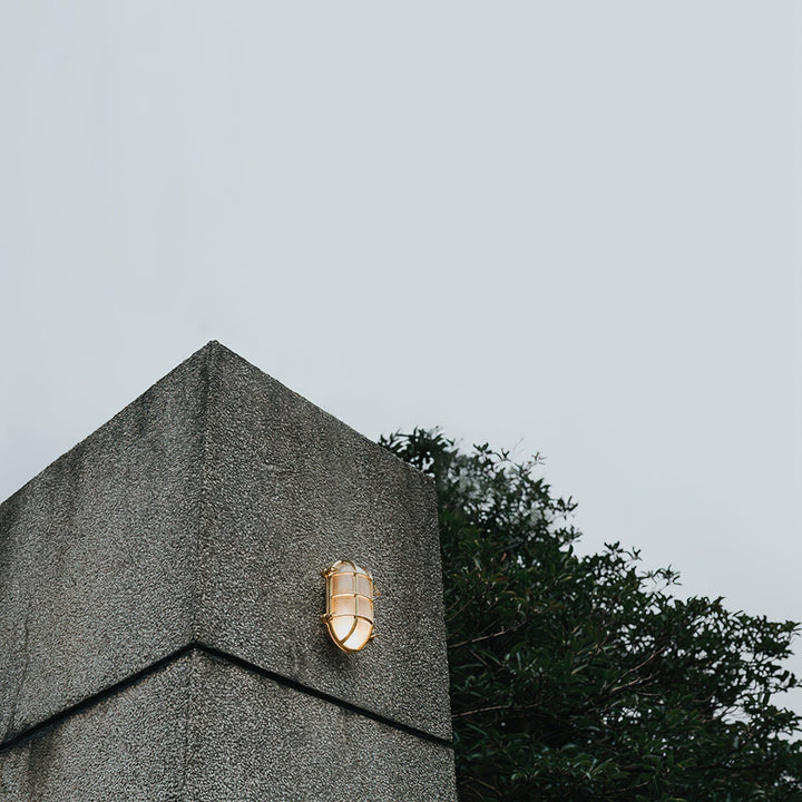 Erthearis Applique Murale Vintage Laiton Métal Bunker - Neutralighting