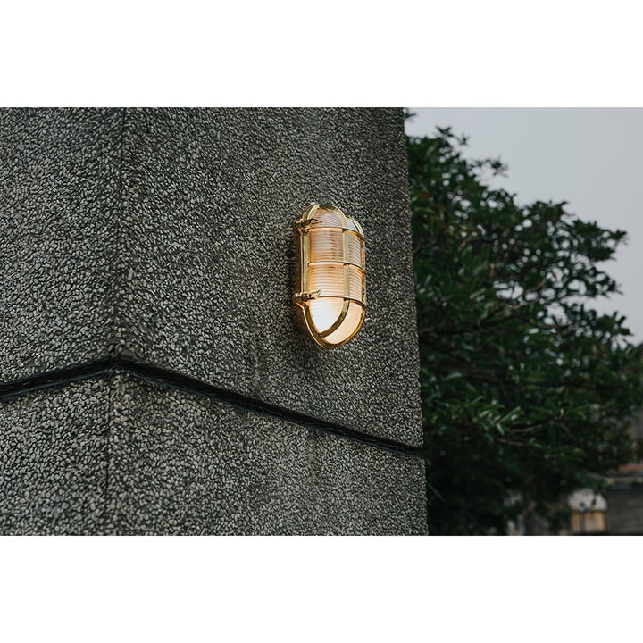 Erthearis Applique Murale Vintage Laiton Métal Bunker - Neutralighting