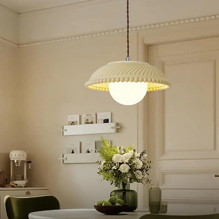 Aria Moderne LED Verre Résine Suspension Chambre à Couche - Neutralighting