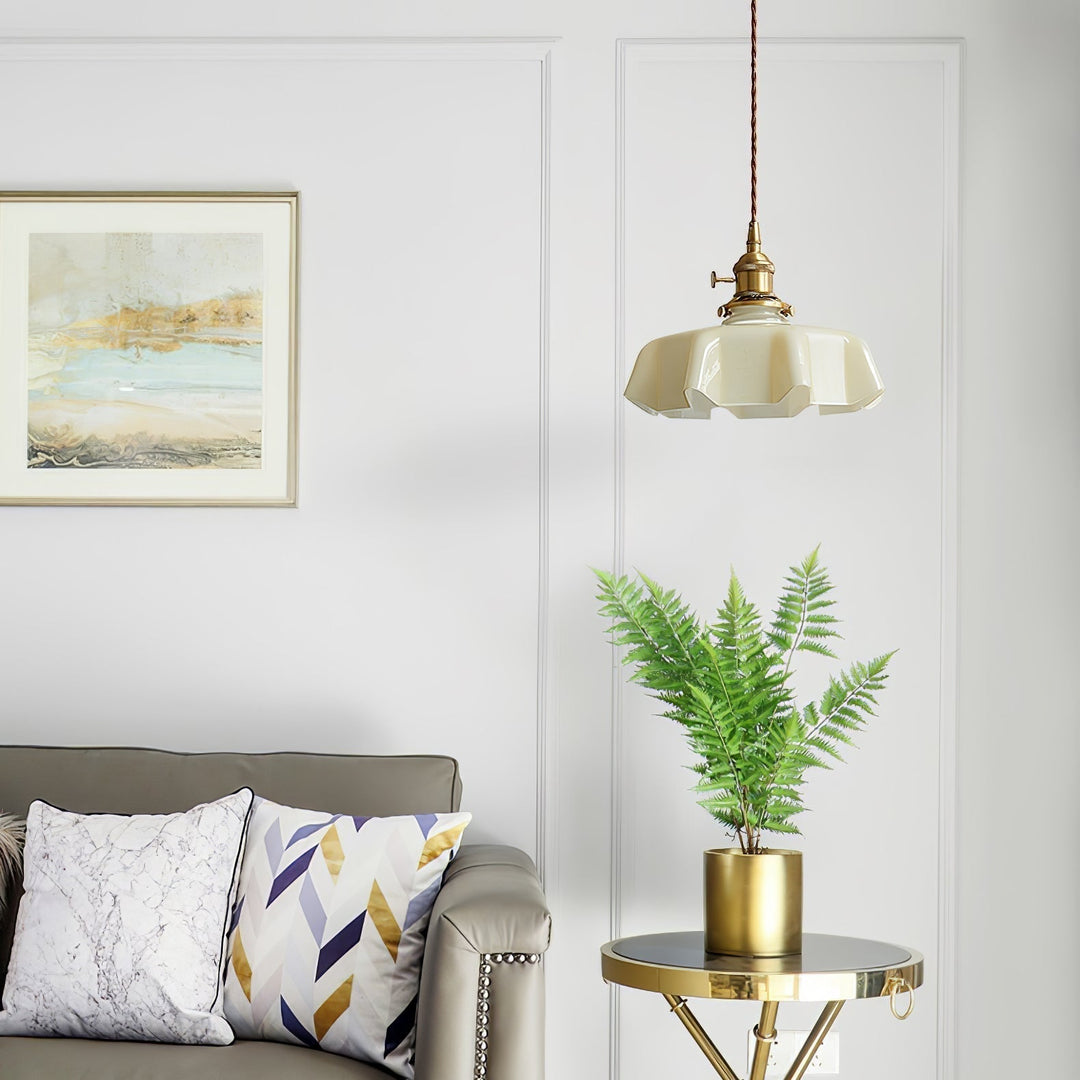 Lustra Lampe Pendante Fleur Française pour Salle à Manger - Neutralighting