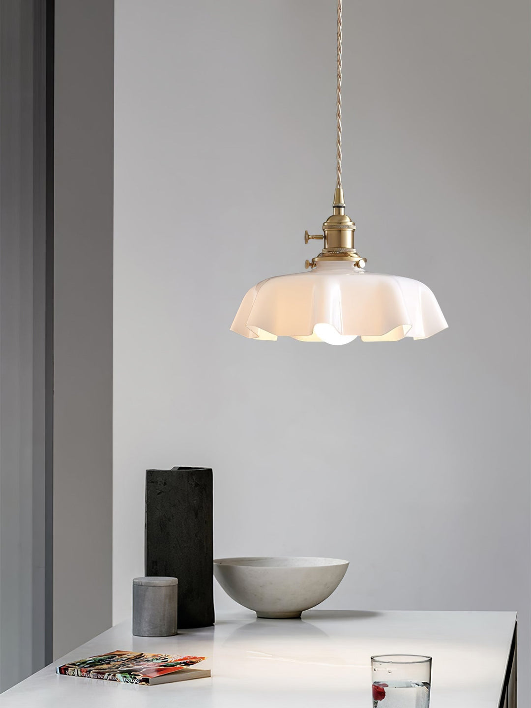 Lustra Lampe Pendante Fleur Française pour Salle à Manger - Neutralighting