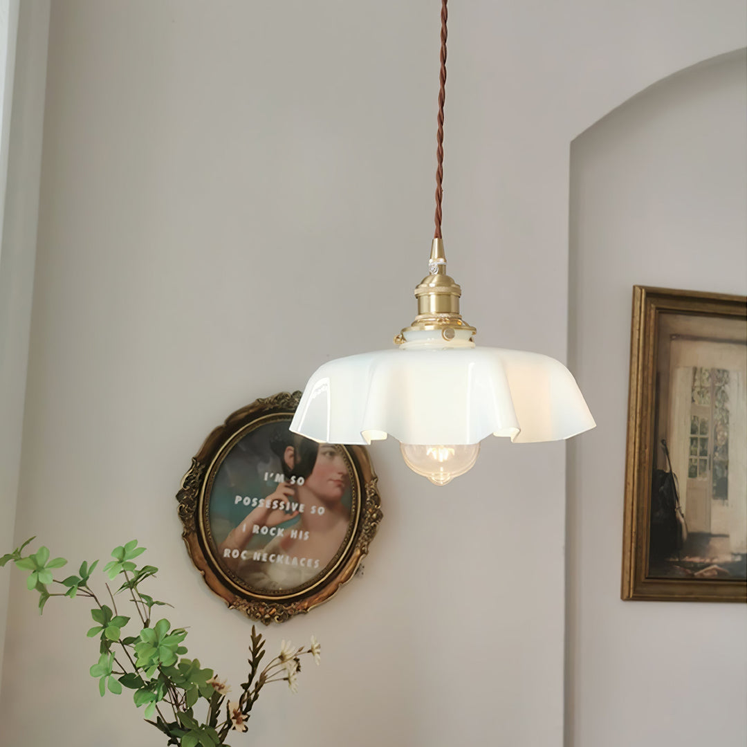 Lustra Lampe Pendante Fleur Française pour Salle à Manger - Neutralighting
