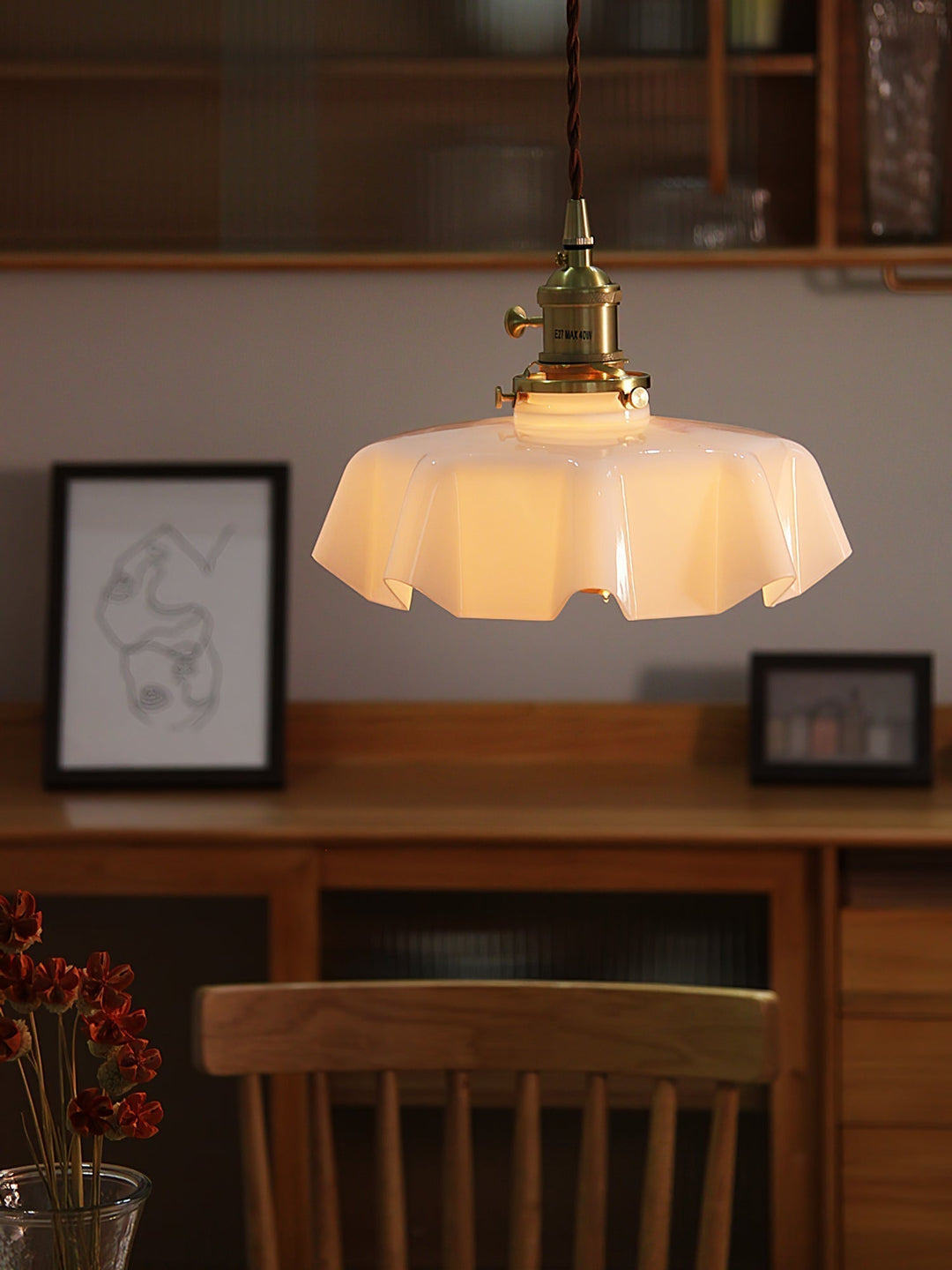 Lustra Lampe Pendante Fleur Française pour Salle à Manger - Neutralighting