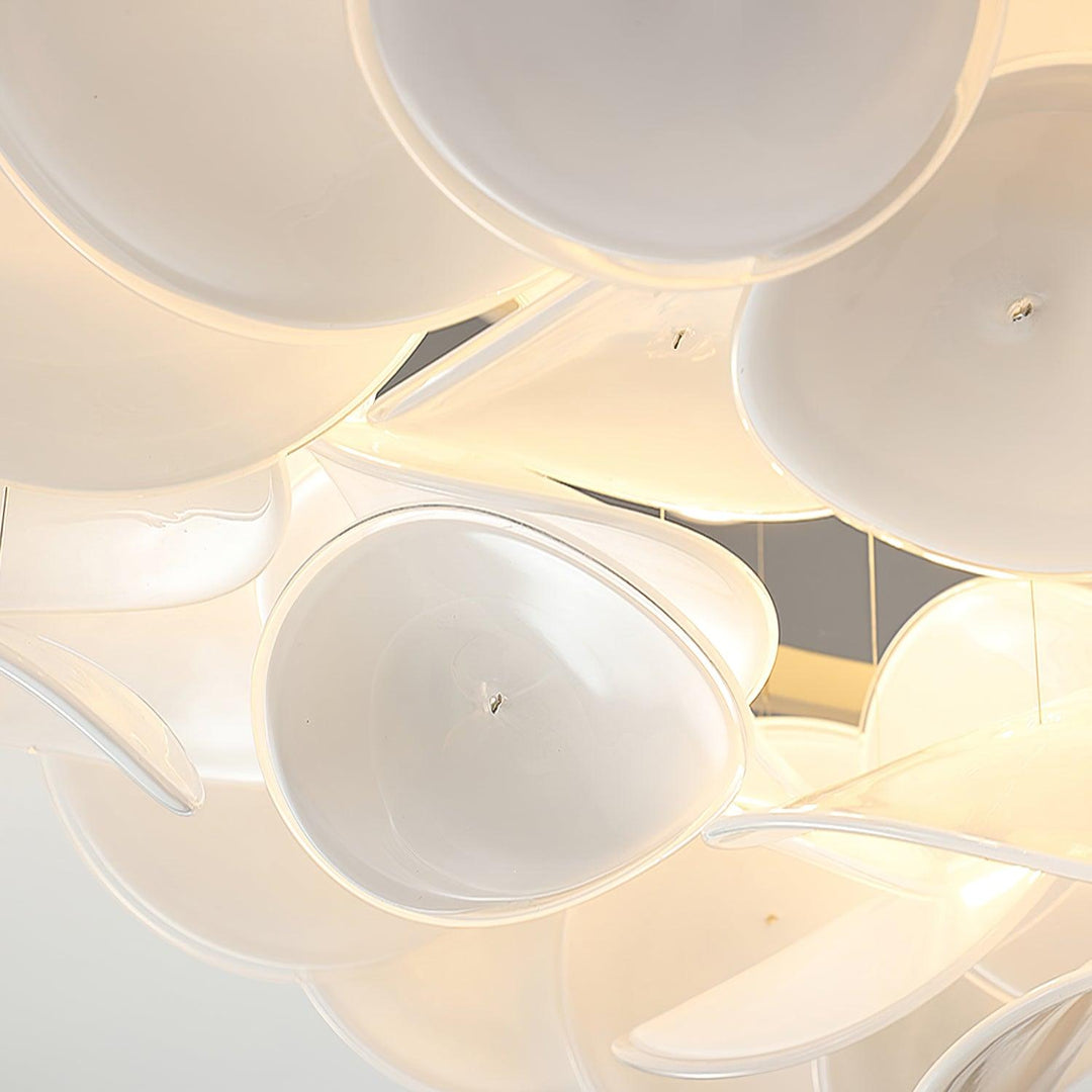 Lustra Lampe de plafond florale française en pétales pour maisons modernes - Neutralighting
