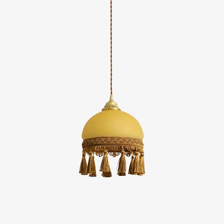 Sycaran Suspension en Tissu avec Franges et Guirlande - Neutralighting