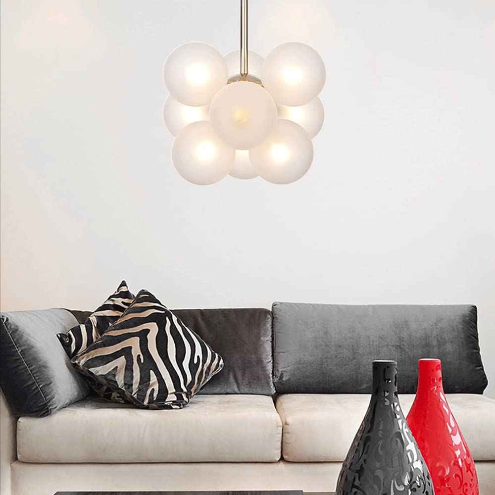 Valentina Minimalisme Rond Suspension Métal/Verre Chambre à coucher - Neutralighting